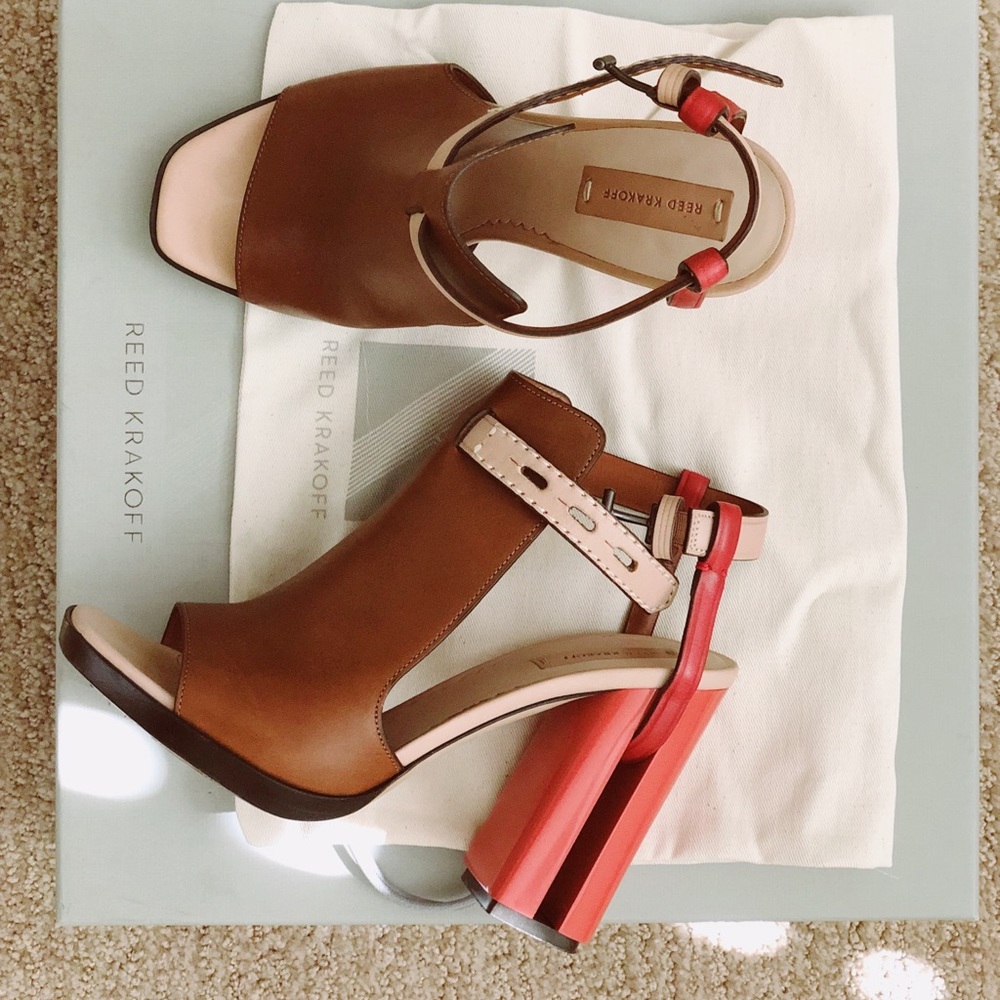 Reed Krakoff Bridle high heeled sandal